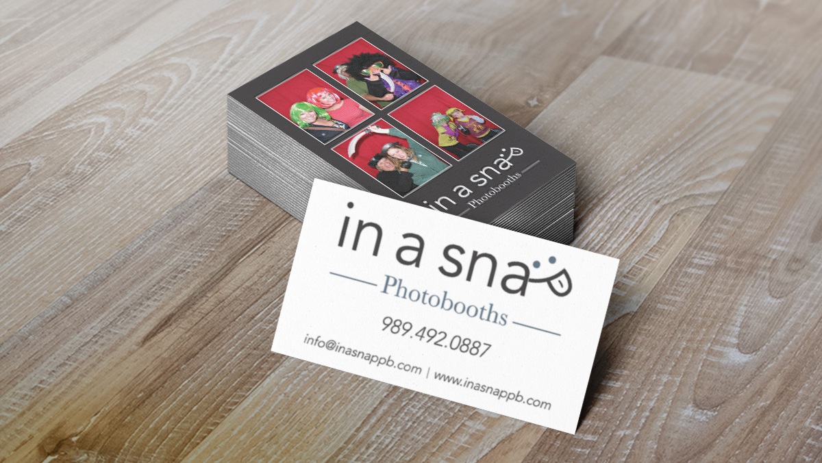 InaSnap Photobooths Business Card
